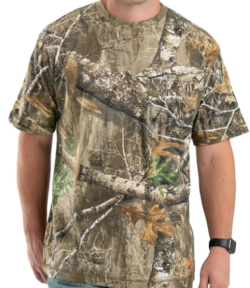 Berne Camo Short Sleeve Pocket T-Shirt