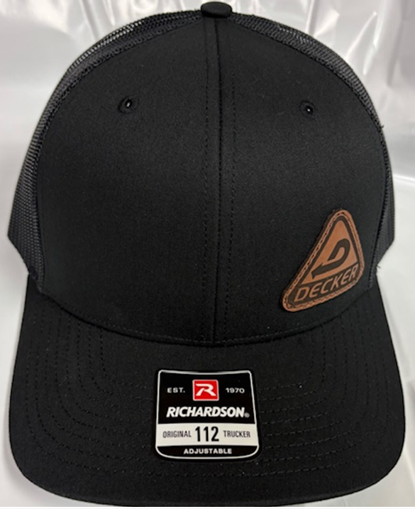 Decker Richardson 112 Caps - Leather Patch