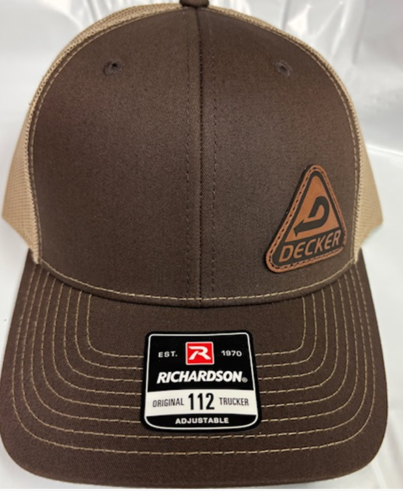 Decker Richardson 112 Caps - Leather Patch
