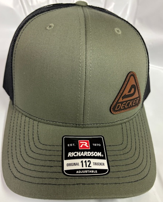 Decker Richardson 112 Caps - Leather Patch