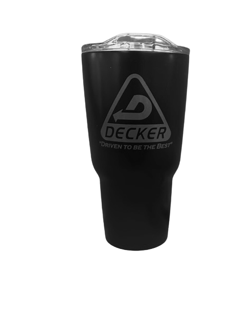 30oz Black Stainless Tumbler