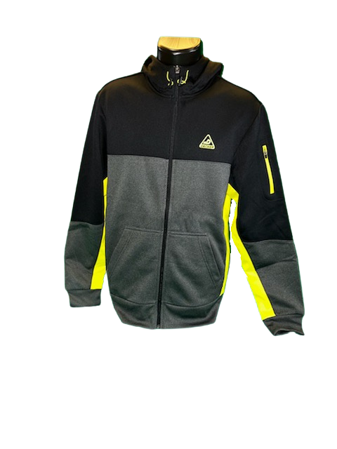 Colorblock Full-Zip Hooded Jacket