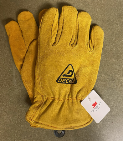 Decker Suede Insulated Gloves w/Thinsulate
