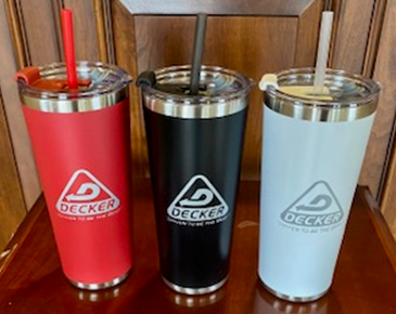 20oz Tumbler w/Straw