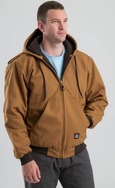 Berne Hooded Cotton Duck Jacket